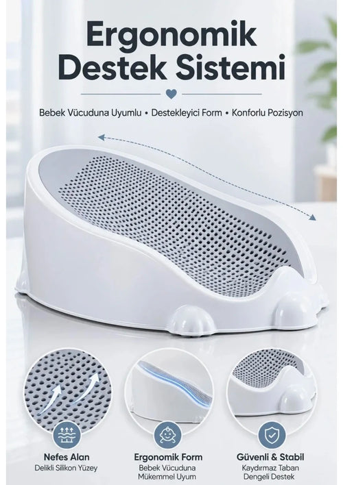 Bebliva™ Kaydırmaz Ergonomik Banyo Desteği