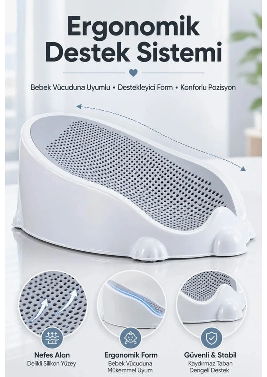 Bebliva™ Kaydırmaz Ergonomik Banyo Desteği