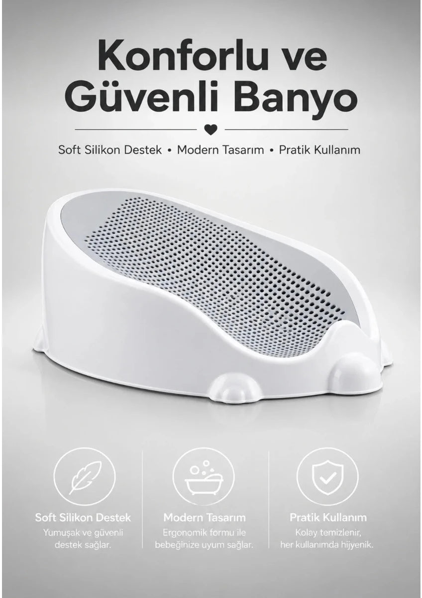 Bebliva™ Kaydırmaz Ergonomik Banyo Desteği