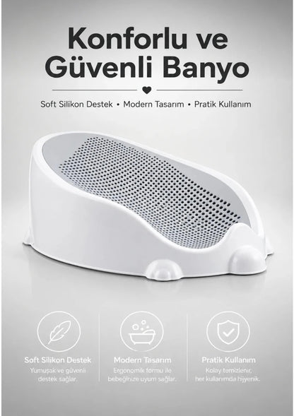 Bebliva™ Kaydırmaz Ergonomik Banyo Desteği